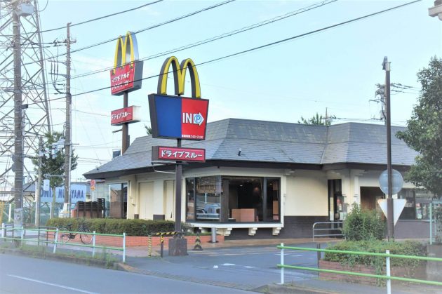 マクドナルド新青梅武蔵村山店の外観の画像